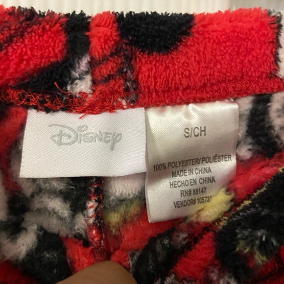 2PC. DISNEY Mickey & Minnie Mouse Fleece Pajama/Lounge Shorts Set - Picture 6 of 7